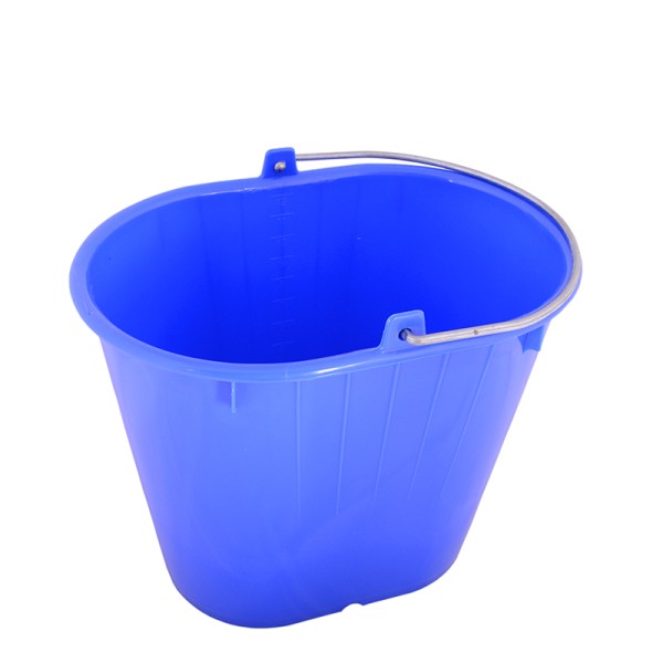 Eimer 12 Liter, oval, Blau